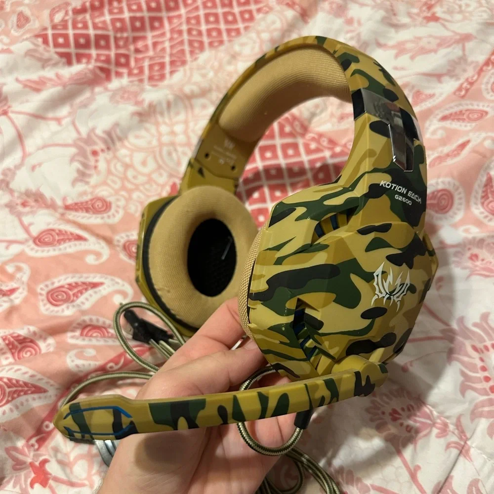 Camouflage Gaming Headset